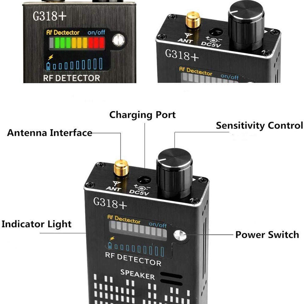 RF Signal Detektor for Spionasje - Kompakt og Effektiv 5