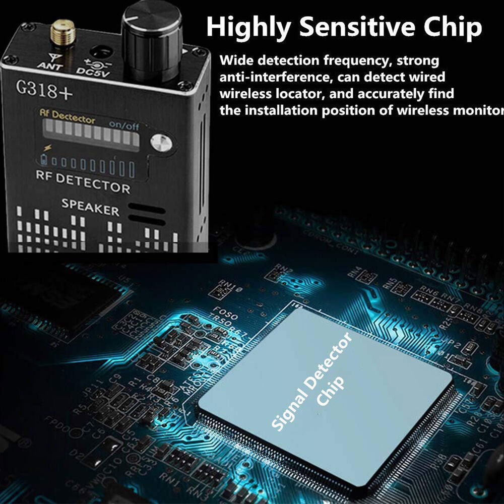 RF Signal Detektor for Spionasje - Kompakt og Effektiv 7