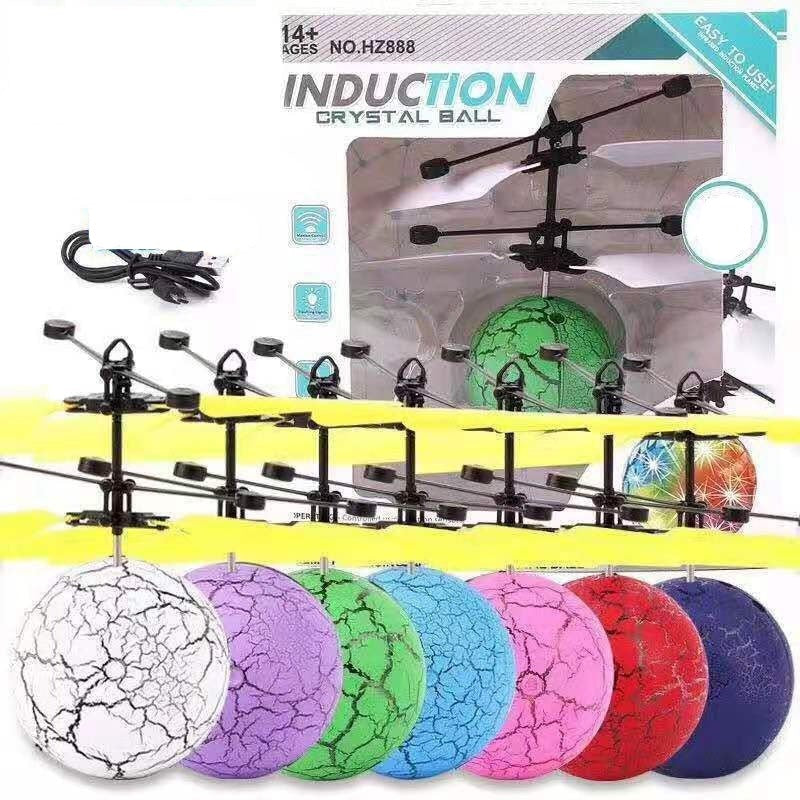 Rc Flyvende Led Ball Helikopter Drone