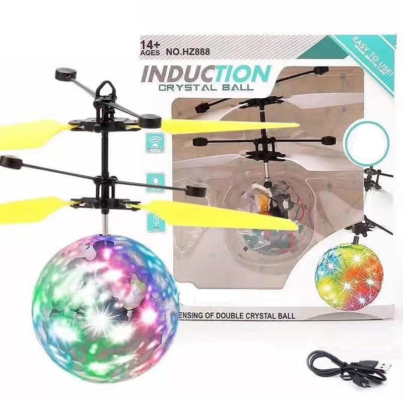 Rc Flyvende Led Ball Helikopter Drone