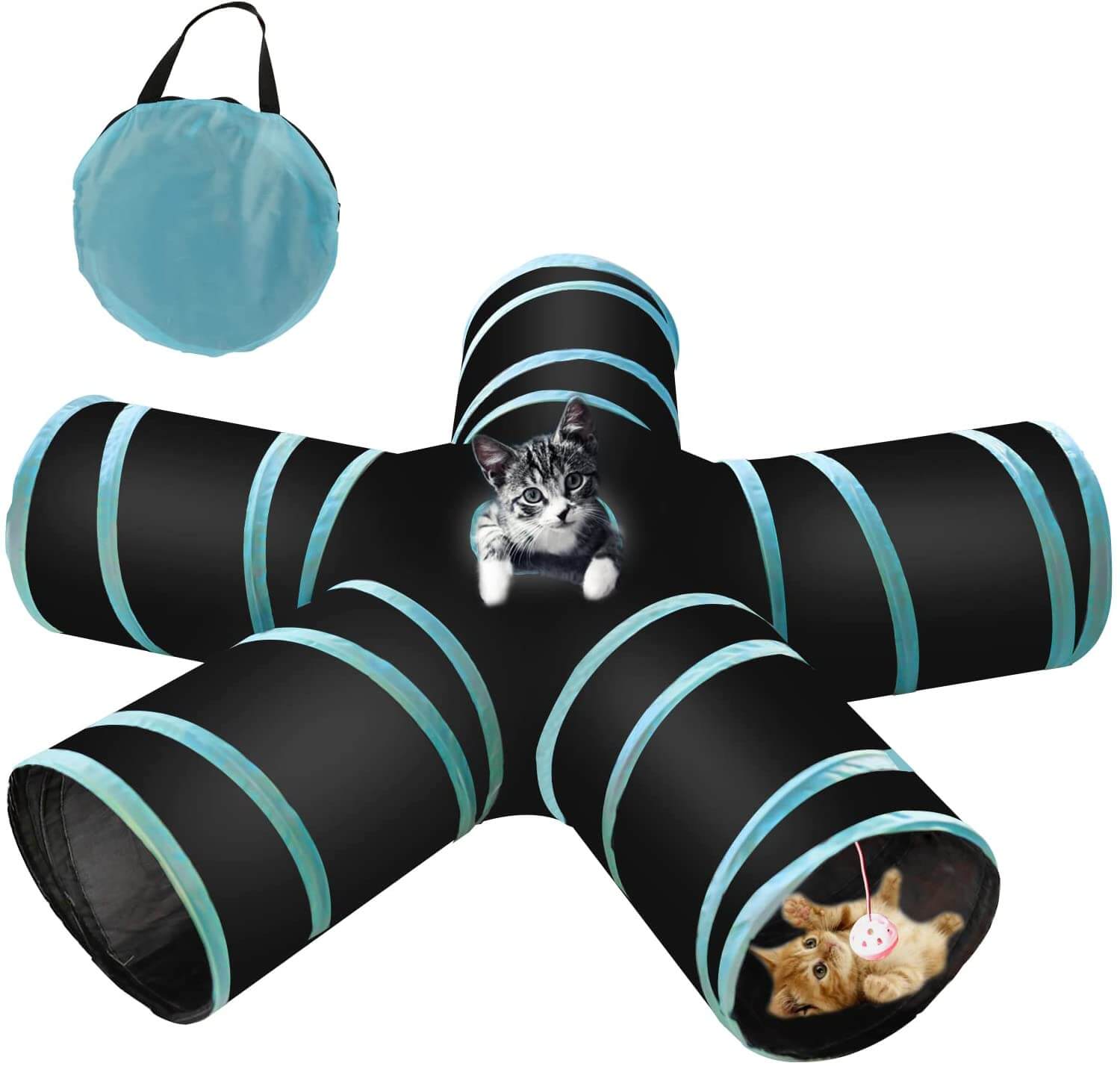 Sammenleggbar Katteleketunnel