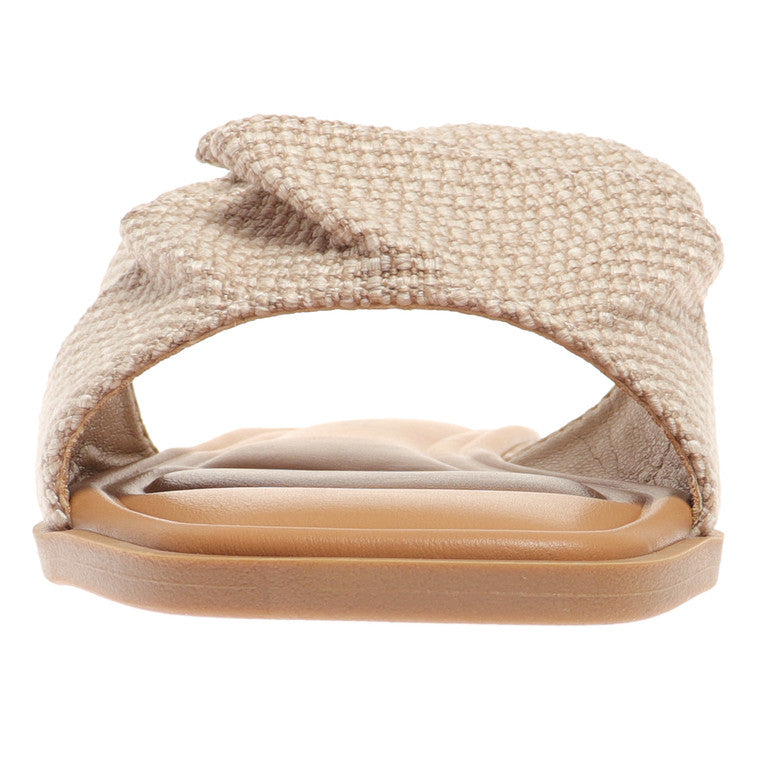 Sandaler Dame Naturlig Stil Åpen Tå Naturlige Stoffer 1