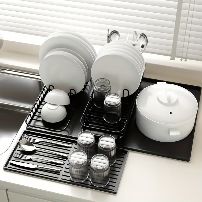 Silikon Kaffematte 2-i-1 med Hevede Kanter 7