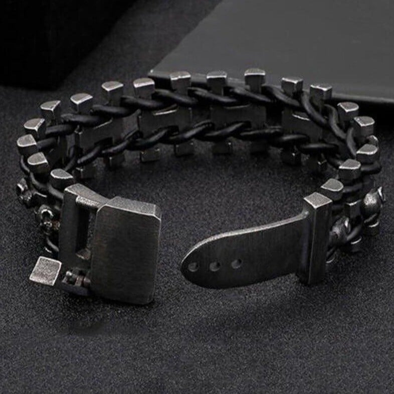 Skeleton Biker'S Armbånd