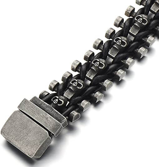 Skeleton Biker'S Armbånd