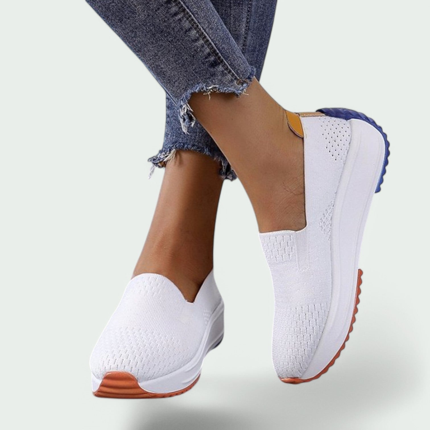 Sko Dame Lær Komfortabel Snøring Gummisåle 1