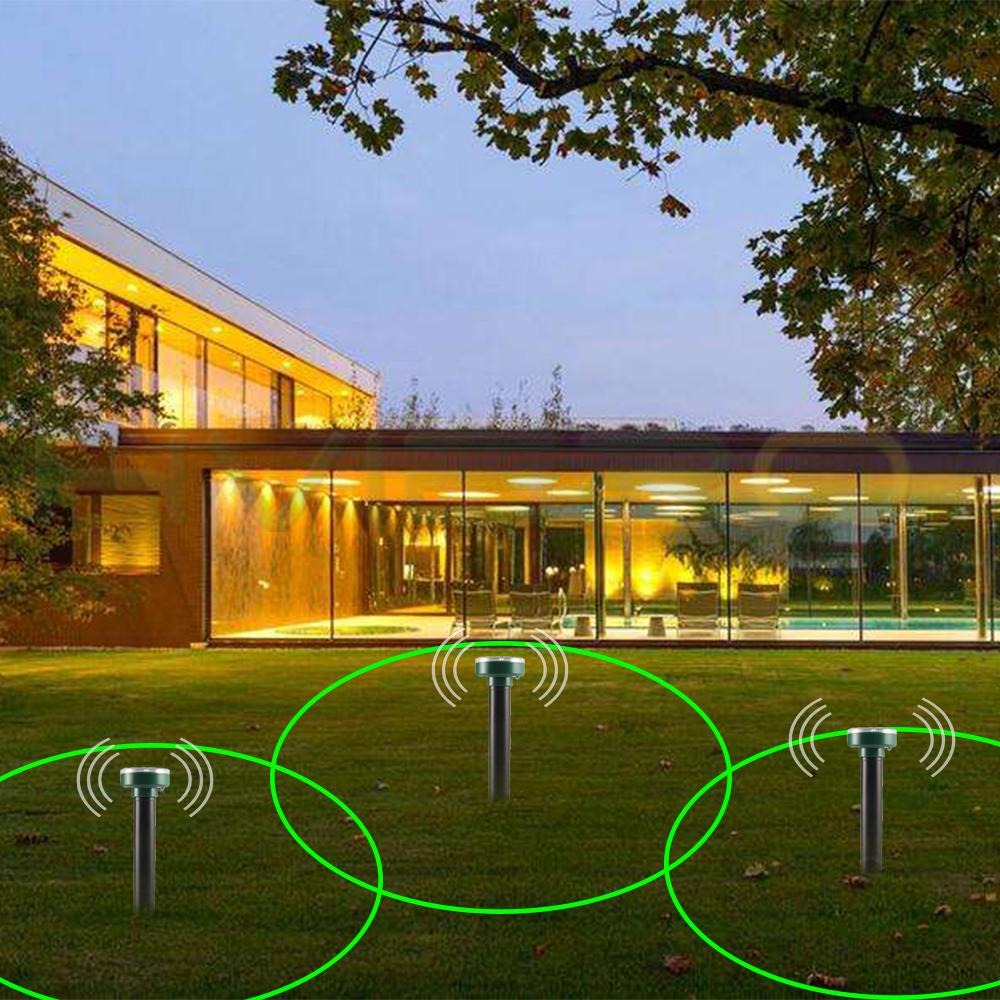 Solcelledrevet Mole Repeller