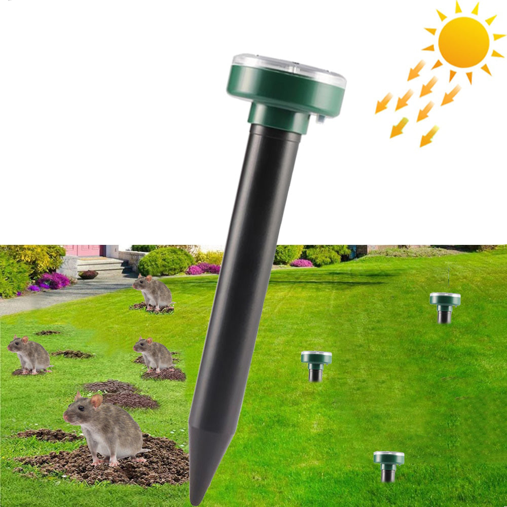 Solcelledrevet Mole Repeller