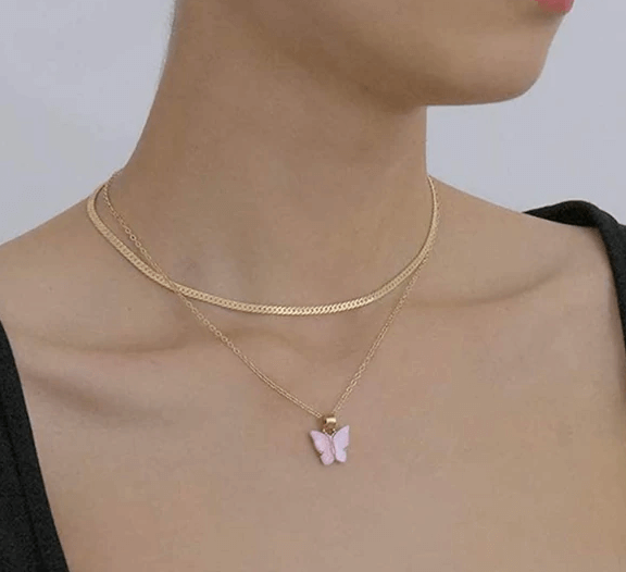 Sommerfugl Gullkjede