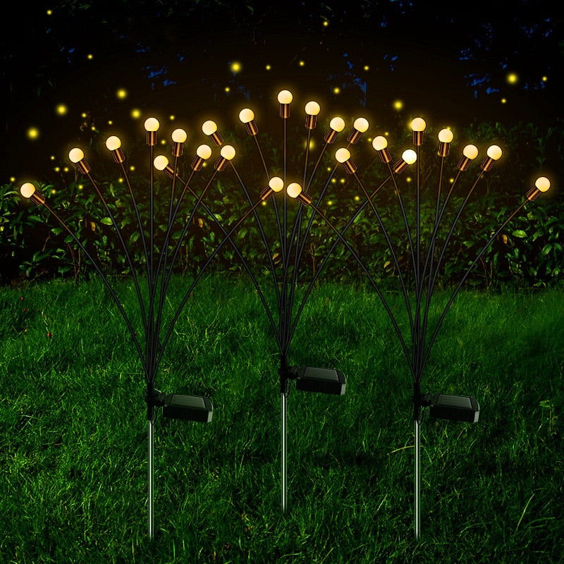 Swaying Firefly Solar Outdoor Lights