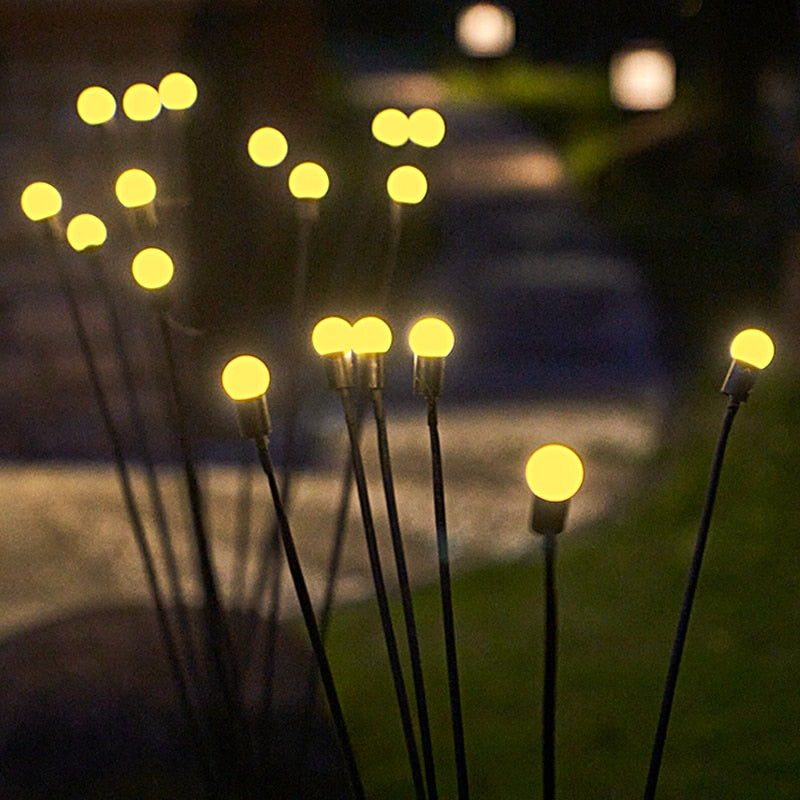 Swaying Firefly Solar Outdoor Lights