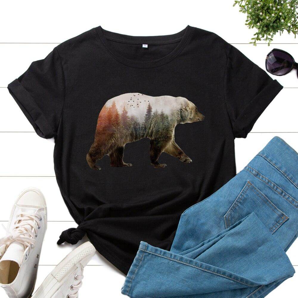 T-Skjorte For Kvinner I Bomull