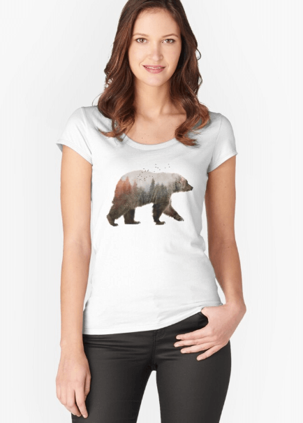 T-Skjorte For Kvinner I Bomull