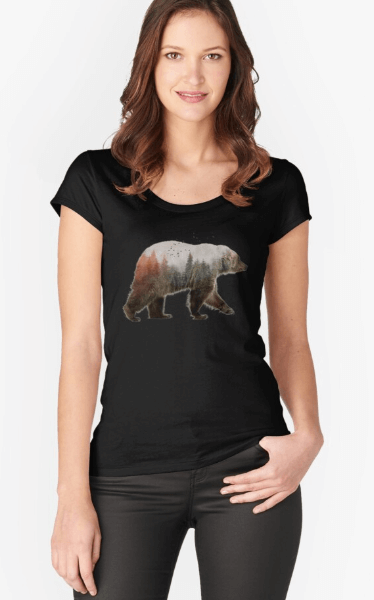 T-Skjorte For Kvinner I Bomull