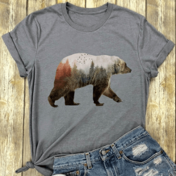 T-Skjorte For Kvinner I Bomull