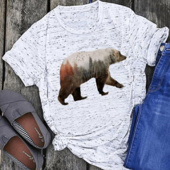 T-Skjorte For Kvinner I Bomull