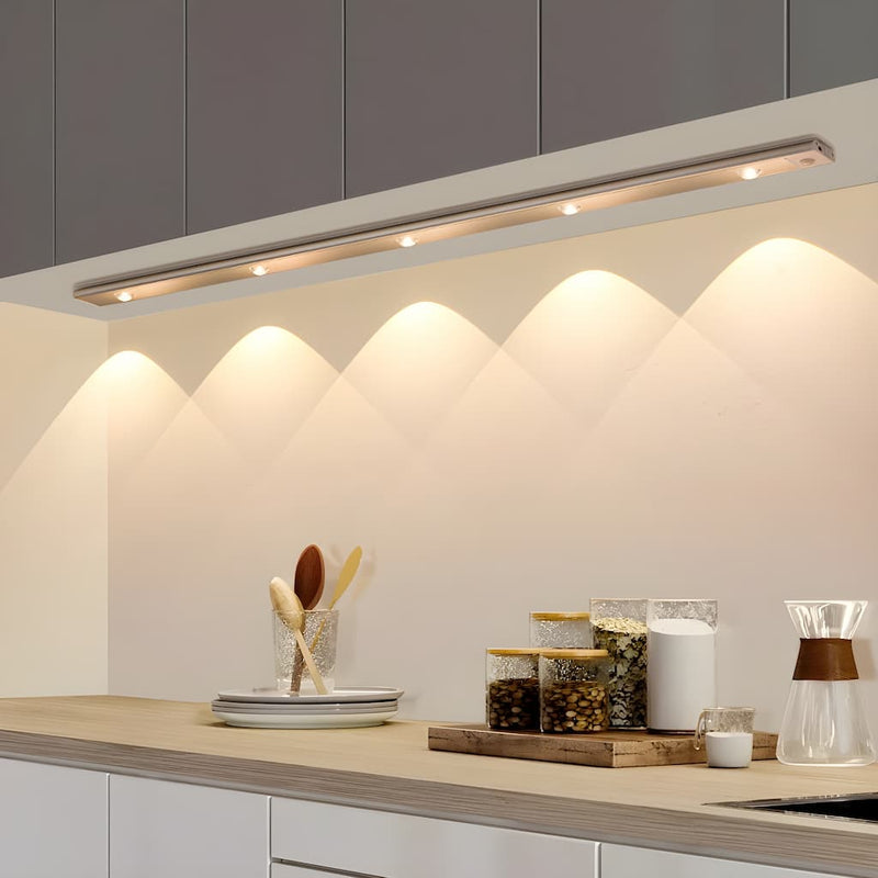 Trådløs Oppladbar LED Lampe med Bevegelsessensor Dimbar 0