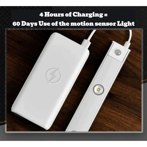 Trådløs Oppladbar LED Lampe med Bevegelsessensor Dimbar 2