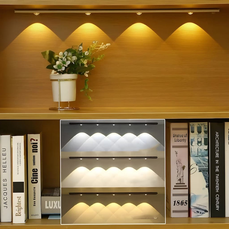 Trådløs Oppladbar LED Lampe med Bevegelsessensor Dimbar 3
