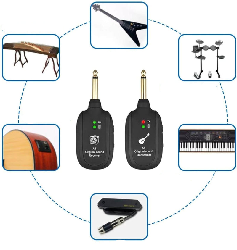 Trådløst Gitarforsterker -System | Sender Og Mottaker