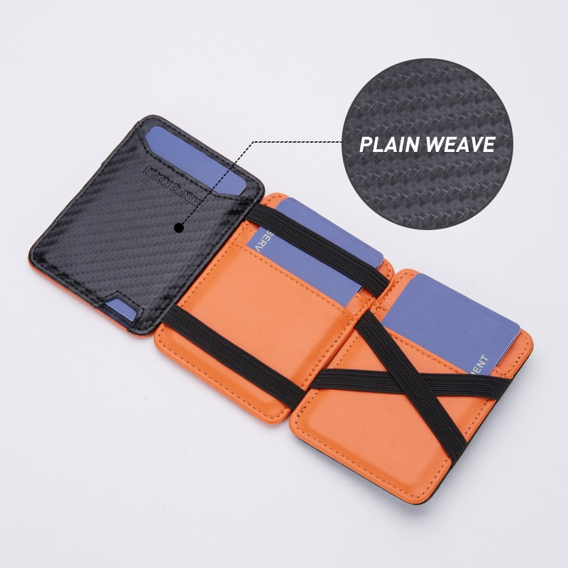 Trefoldig Rfid-Blokkeringslommebok For Menn