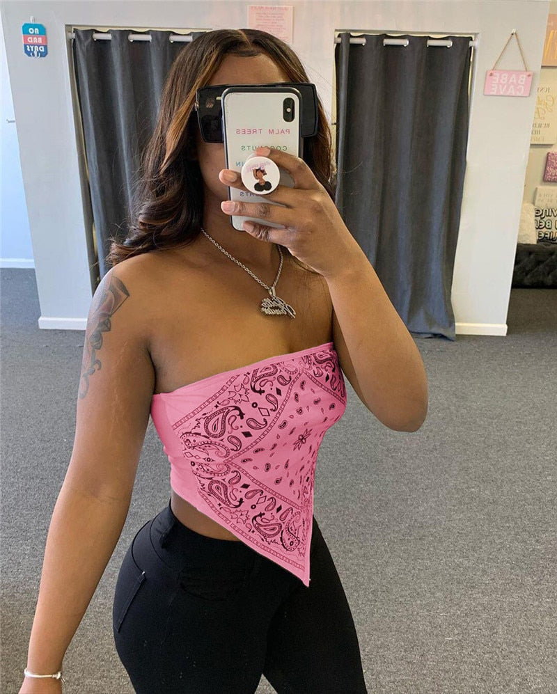 Tube Crop Bandana Topper