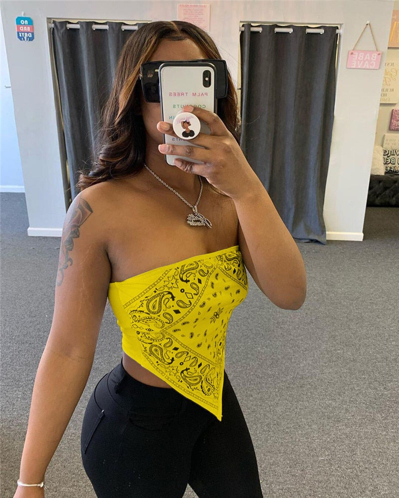 Tube Crop Bandana Topper