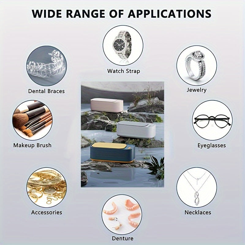 Ultrasonisk Smykkerenser for Ringer og Klokker 5