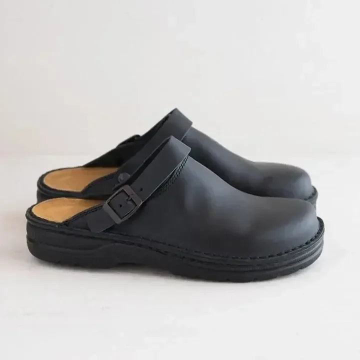 Unisex Klomper Suede Justerbar Spenne Komfortabel Design 3