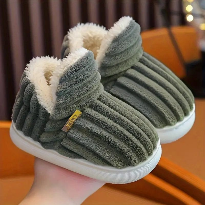 Unisex Slippers Komfortabelt Design Myk Innside 4