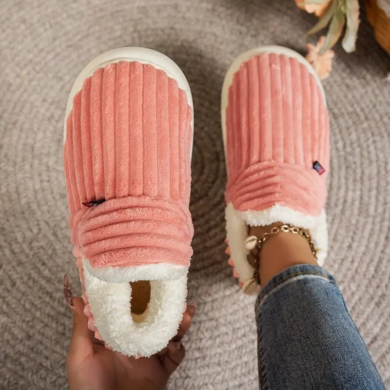Unisex Slippers Komfortabelt Design Myk Innside 5