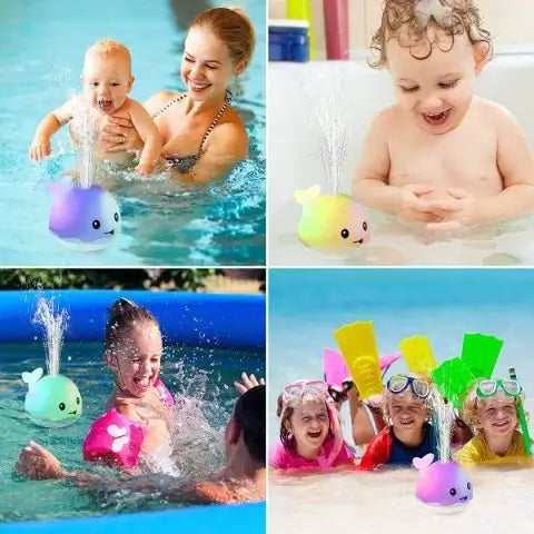 Vannsprinklerhvalbadeleke