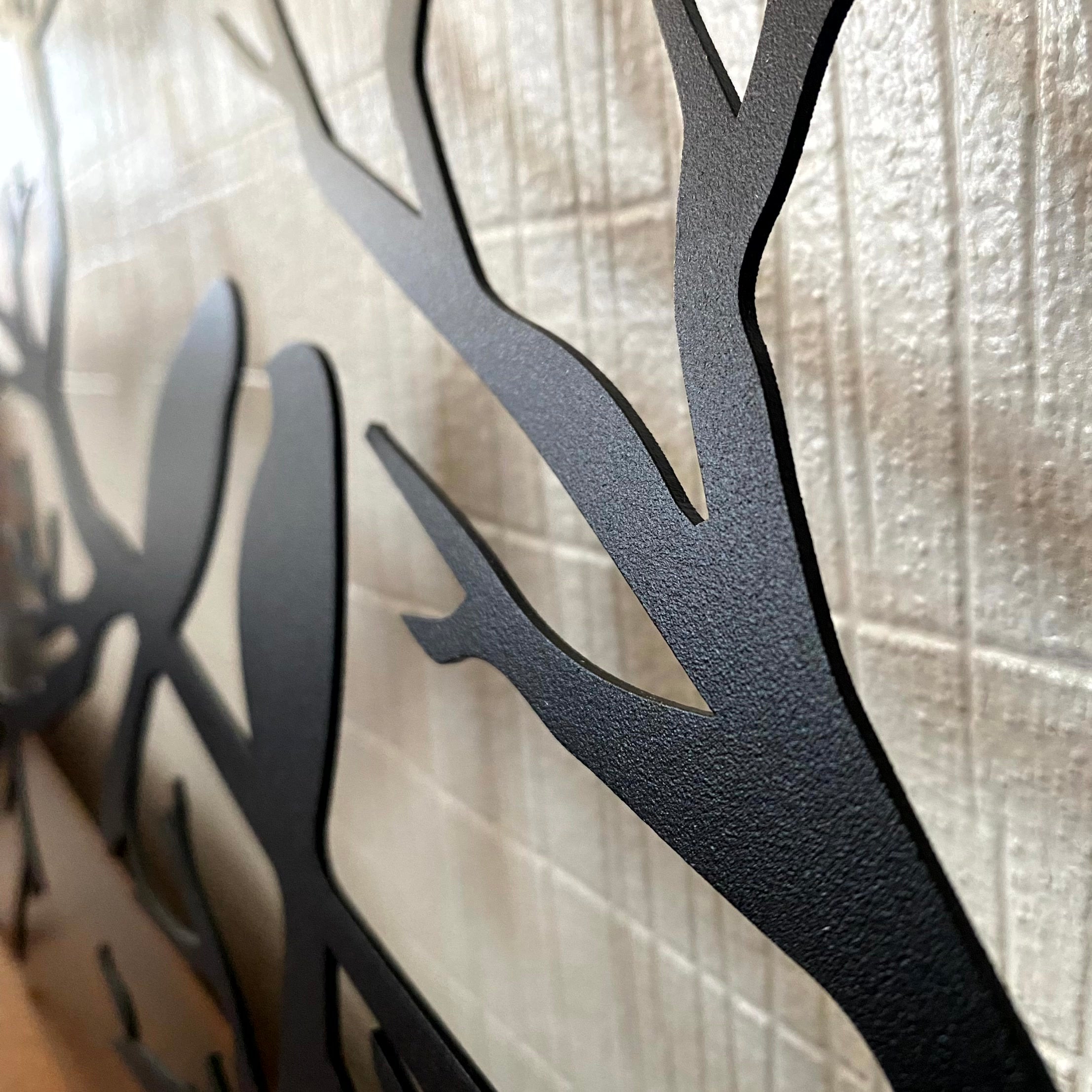 Vegansk Metallveggdekorasjon med Fugler for Hjemmet 5