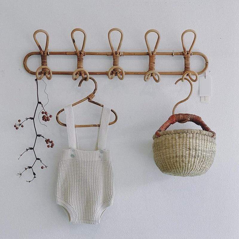 Vegghenger i Rattan med Retro Design 0