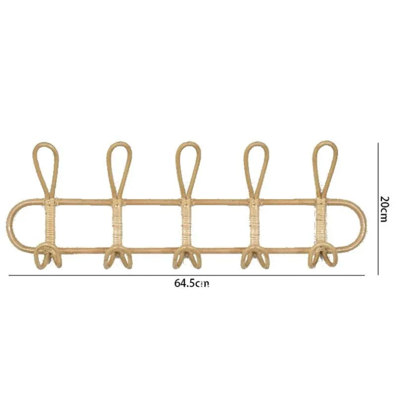 Vegghenger i Rattan med Retro Design 4