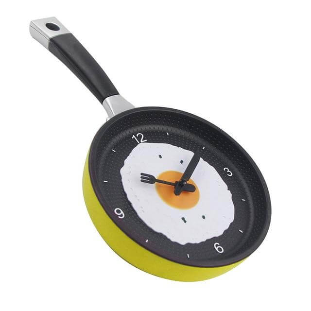 Vegghengt Klokke Stekepanne Design 4