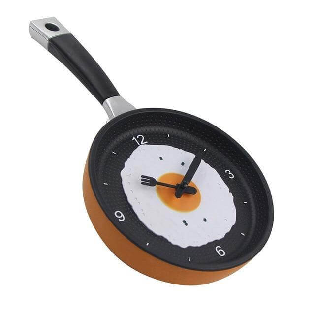 Vegghengt Klokke Stekepanne Design 5
