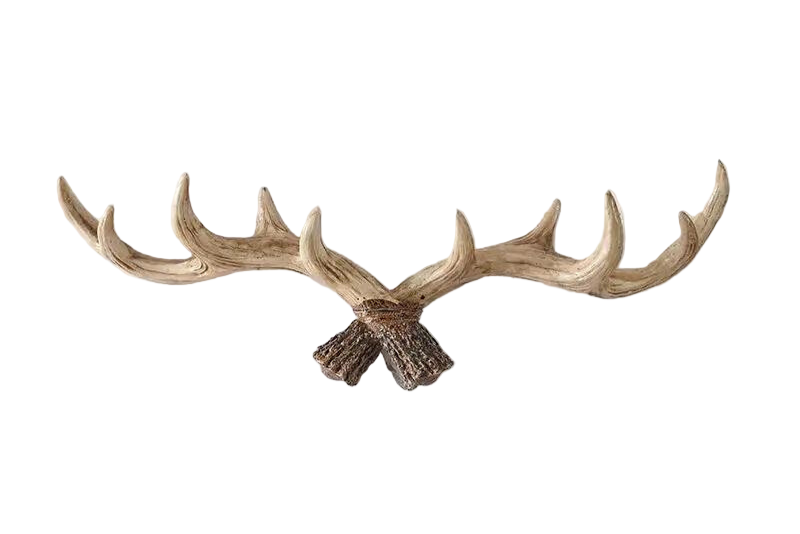 Veggkrok i Vintage Stil med Antler Design 0