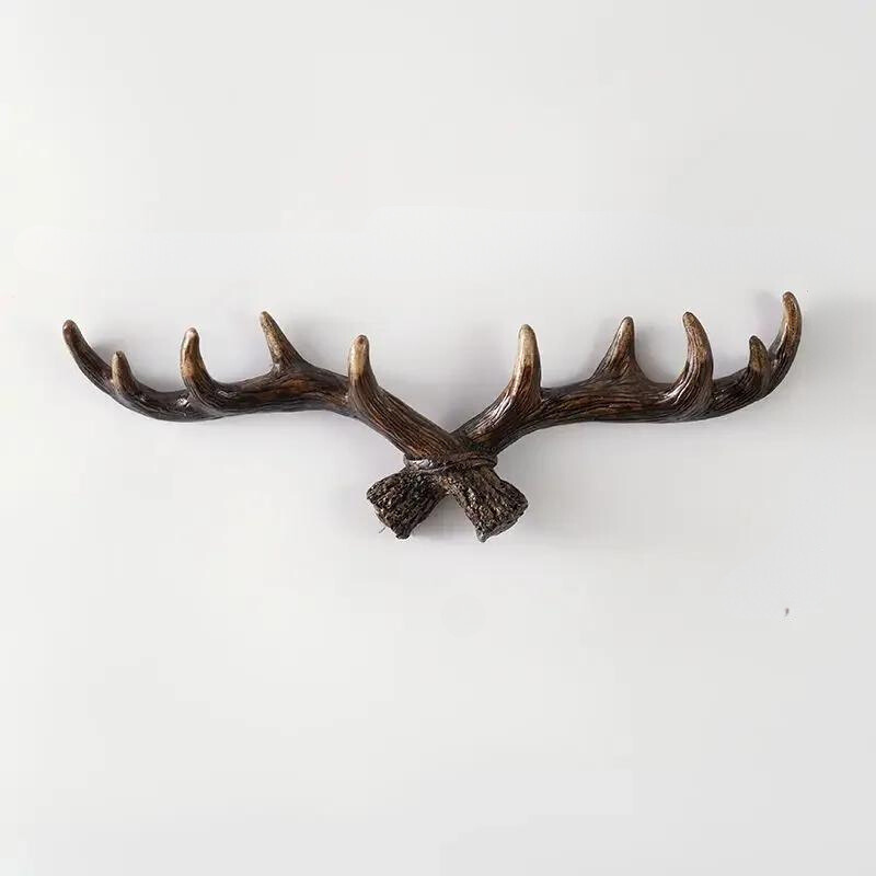 Veggkrok i Vintage Stil med Antler Design 1