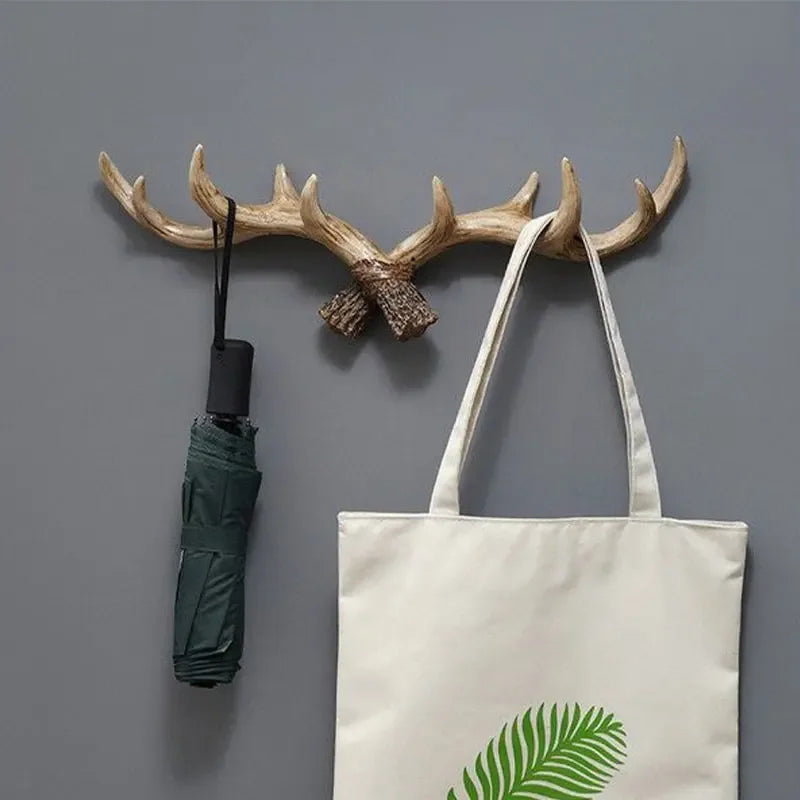 Veggkrok i Vintage Stil med Antler Design 3