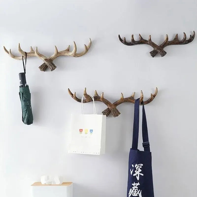 Veggkrok i Vintage Stil med Antler Design 4