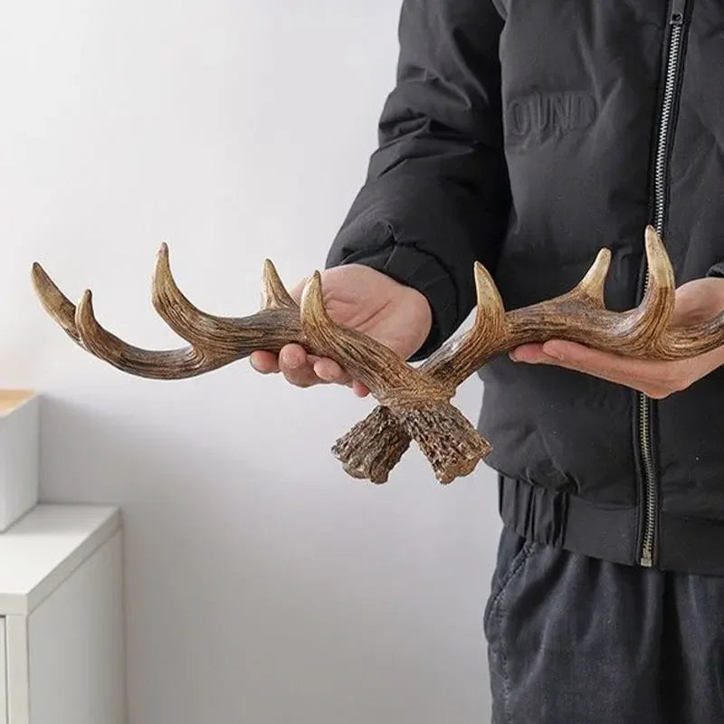 Veggkrok i Vintage Stil med Antler Design 5