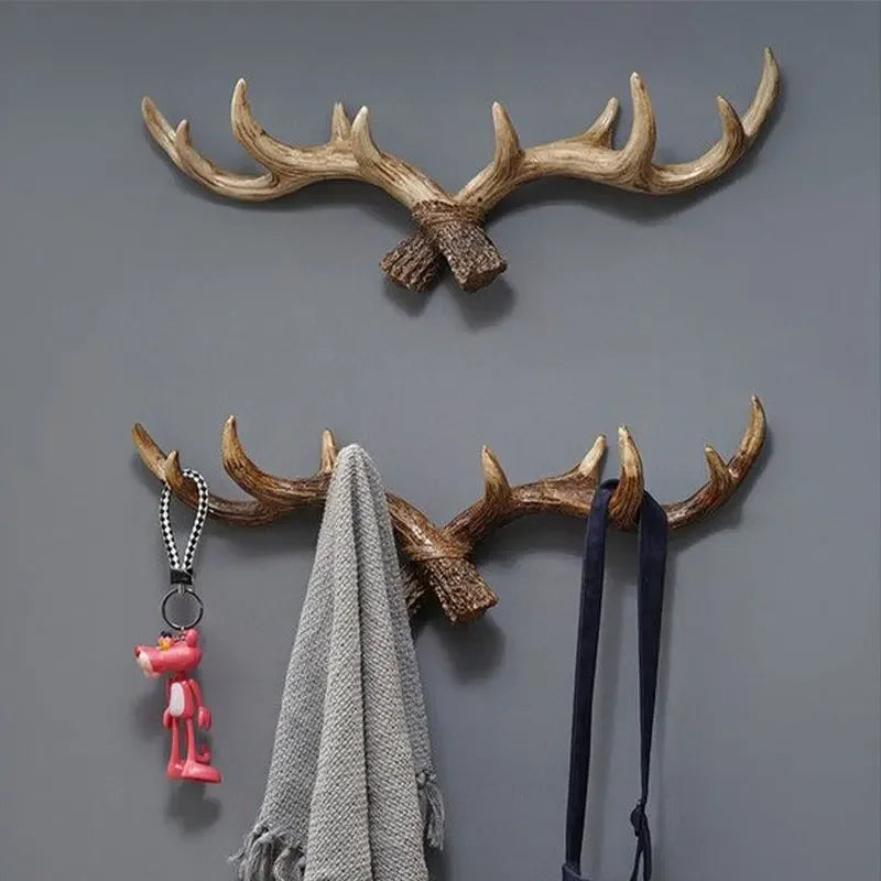 Veggkrok i Vintage Stil med Antler Design 6