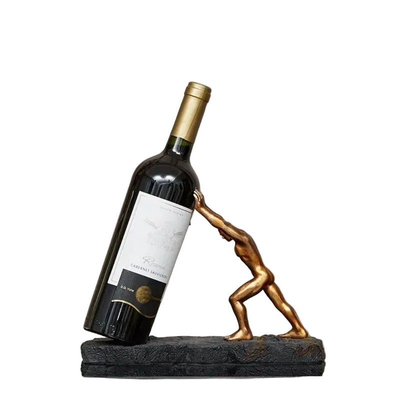 Vinflaskeholder i Metall - Kreativ Design for Hjemmet 0