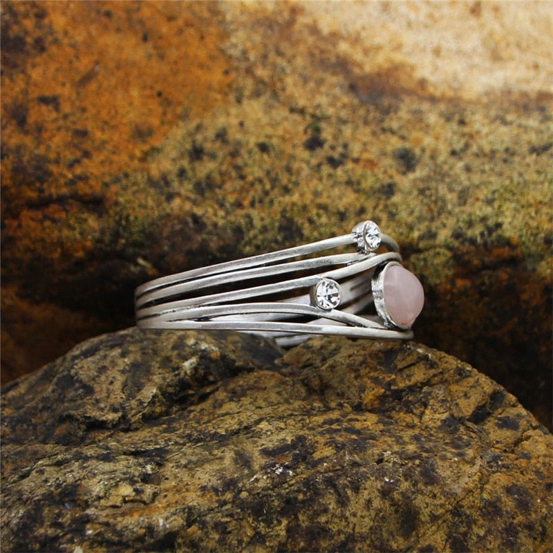 Vintage Natursten Armbånd