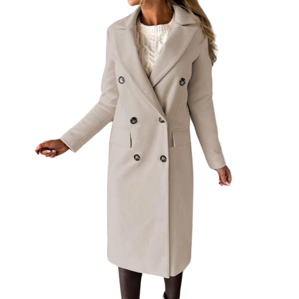 Vinter Dame Jakke Moderne Snitt med Justerbar Hetta 0