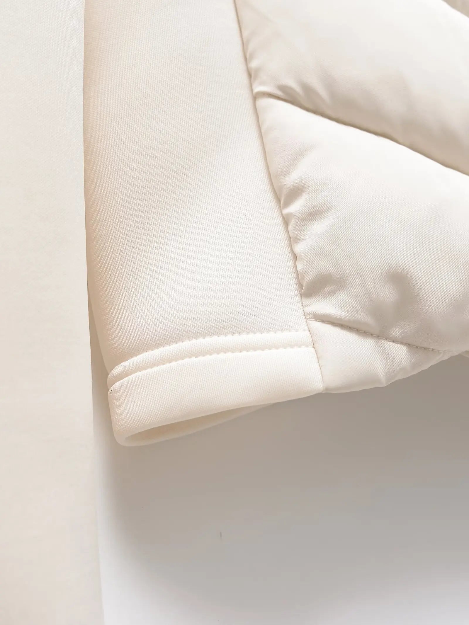 Vinterjakke Dame Hette Quiltet Design Lett og Varm Dunjakke 5