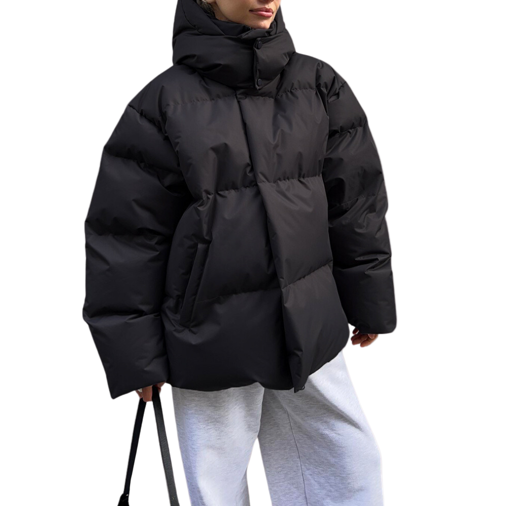 Vinterjakke til kvinner med moderne design 0