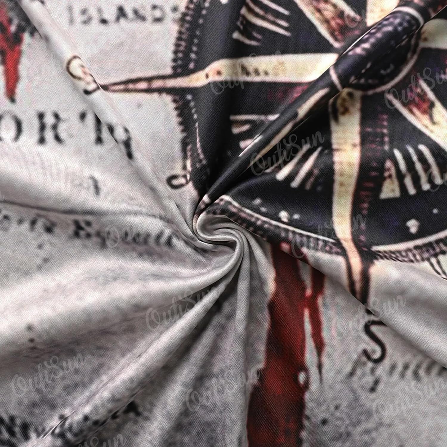 Vintage kompass-T-skjorte for menn