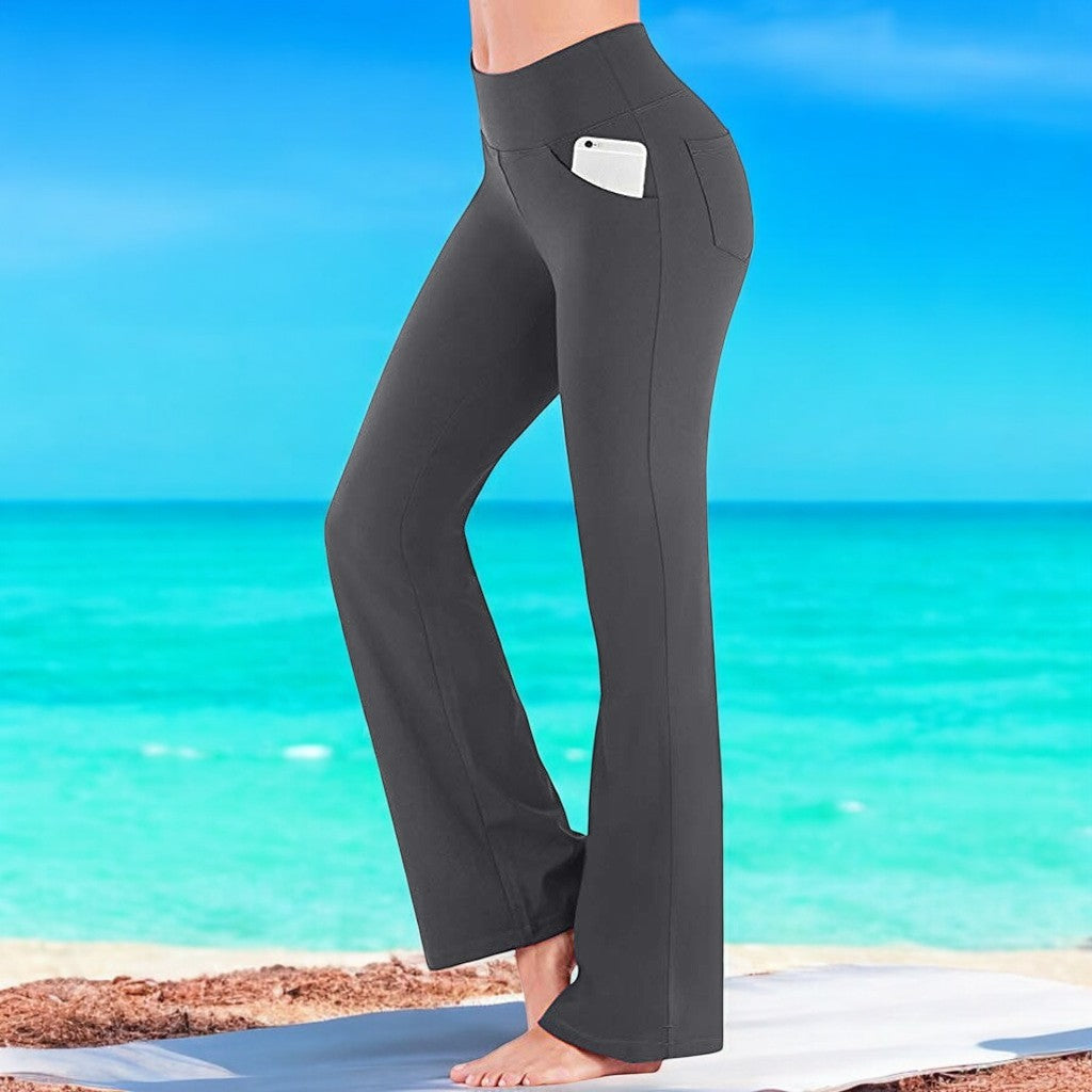 Flare Bootcut Yogabukser for kvinner